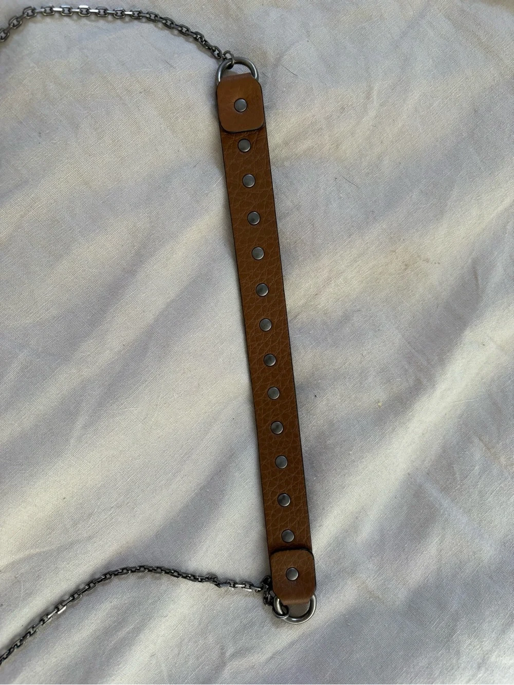 Valentino cross body brown leather purse